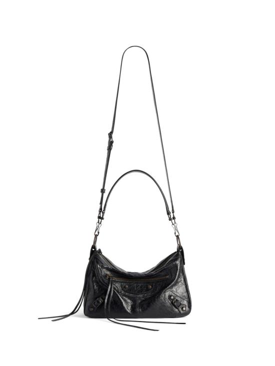 26FW 발렌시아가 르 시티 모토 스몰백 866057 2ABEK1000 BLACK