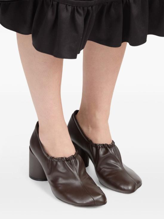 26FW MM6 메종마르지엘라 힐/펌프스 S66WL0077 P7867T8243 BROWN - MM6 MAISON MARGIELA