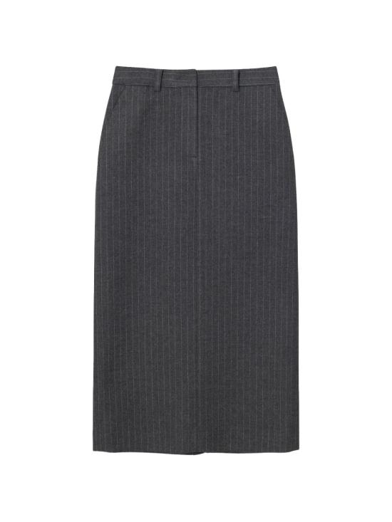 26FW 던스트 미디 스커트 UDSK6D223 G2 GREY