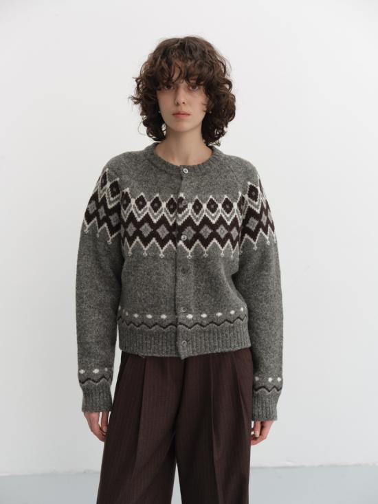 26FW 던스트 가디건 UDSW6D123 G2 GREY - DUNST