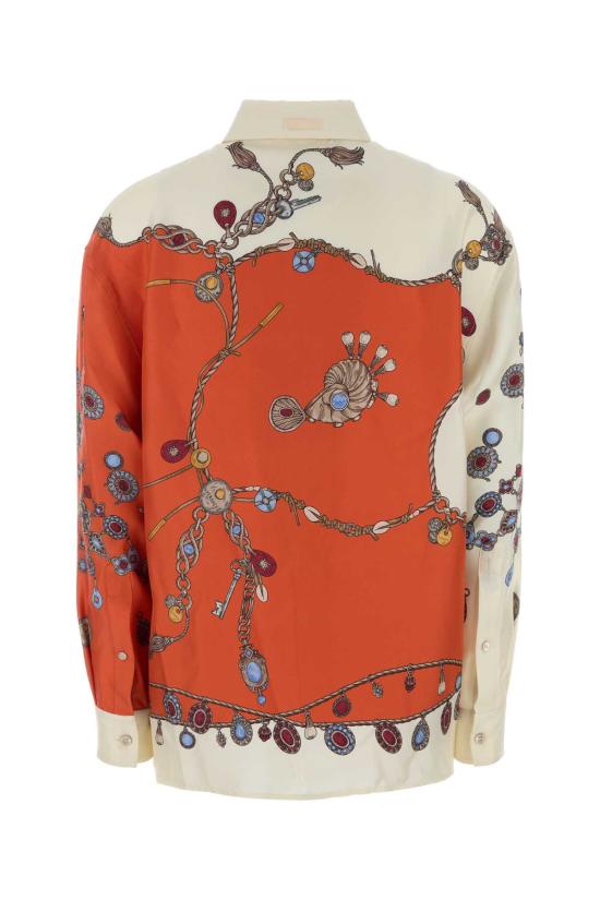26FW 베르사체 셔츠 10256861A18682 5O360 ORANGE - VERSACE