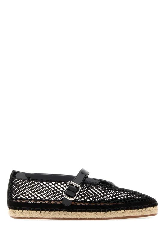 26FW 알라이아 플랫 슈즈 AA3P1002A028 999 BLACK