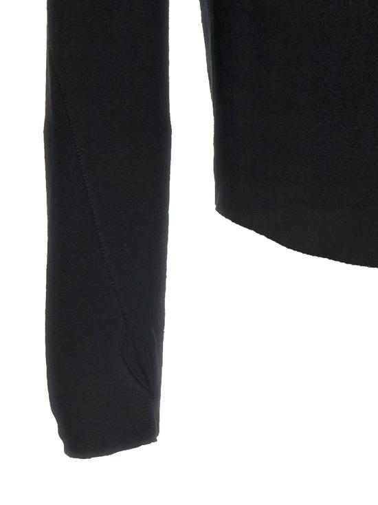  톰크롬 스웨터 LDMTS1004BLACK - THOM KROM