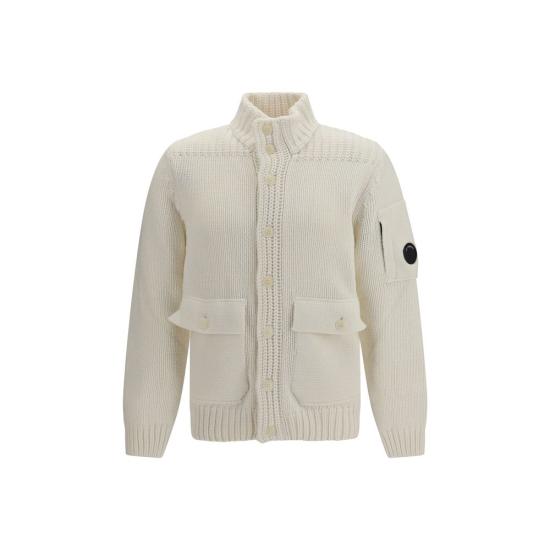 26FW 씨피 컴퍼니 가디건 CP21CMKN068A110149A103BB WHITE