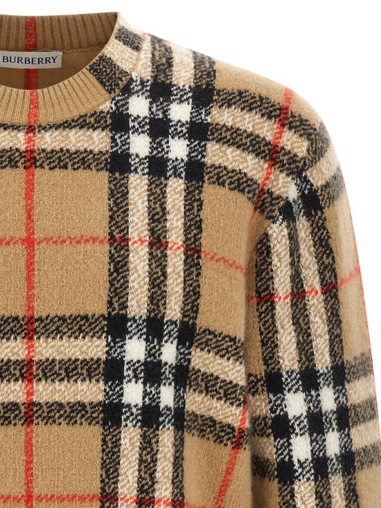  버버리 스웨터 LD8132517SANDIPCHECK BEIGE - BURBERRY