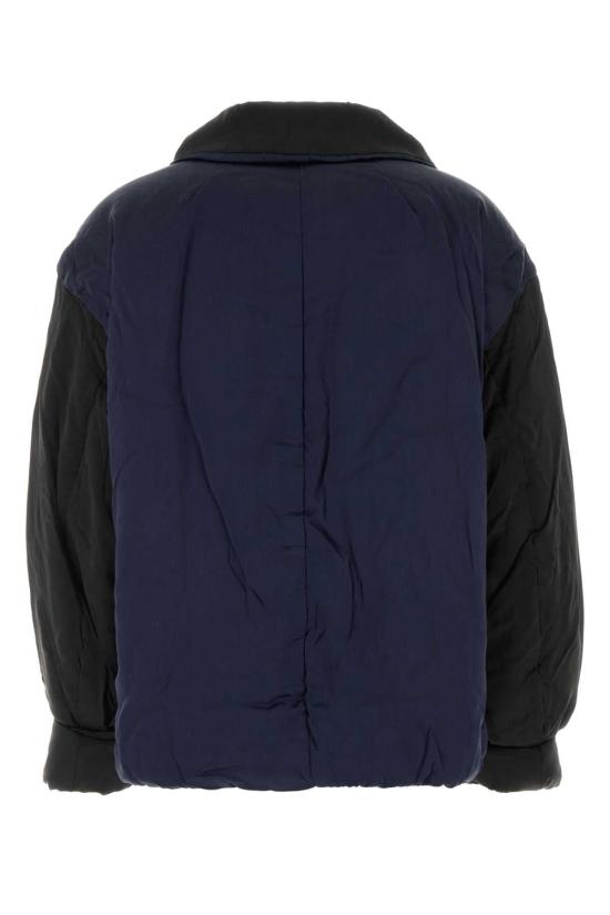 26FW 이자벨마랑 블리자 실크 새틴 패딩 재킷 MA0585FAD4C03I 30MI NAVY - ISABEL MARANT