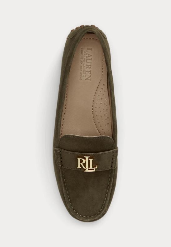 26FW 랄프 로렌 반스버리 스웨이드 로퍼 802821629036 Black - RALPH LAUREN