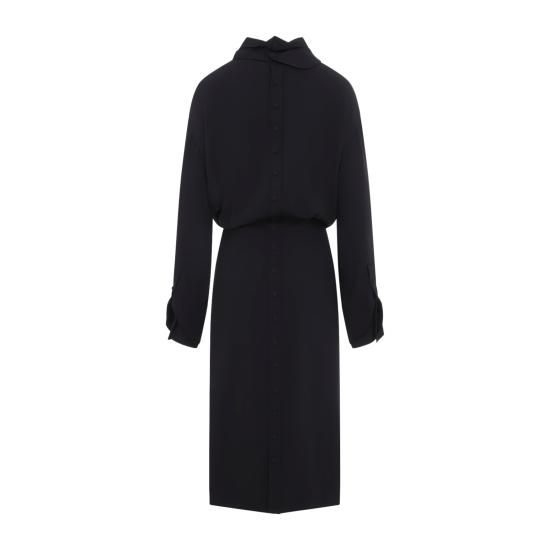 26FW 까르벵 미디 원피스 6262K21109 N999 BLACK