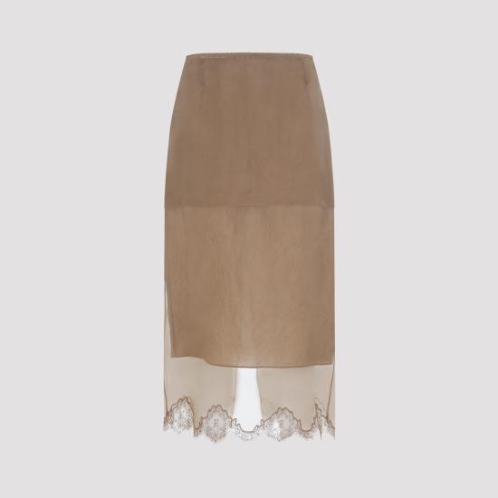 26FW 까르벵 스커트 6262K21290 N847 BROWN - CARVEN