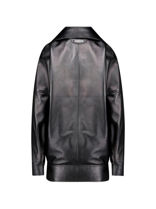 26FW 발렌시아가 하이 칼라 보머 A009F0 TVS051000 BLACK - BALENCIAGA