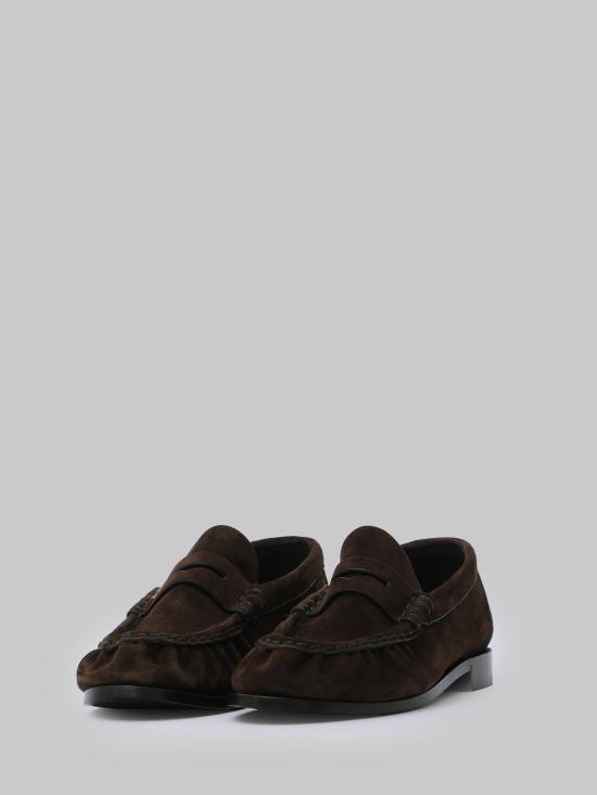 26FW 생로랑 로퍼 A001MM2W5AA 6023 BROWN - SAINT LAURENT