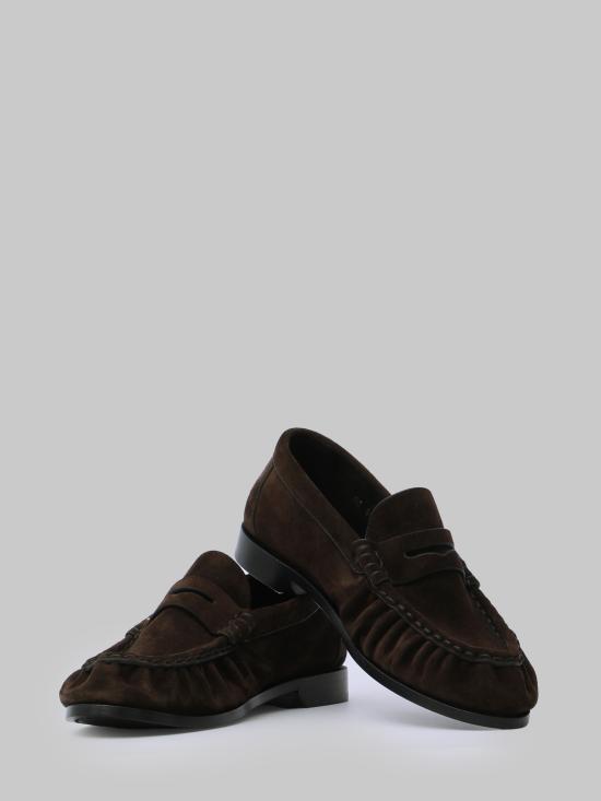 26FW 생로랑 로퍼 A001MM2W5AA 6023 BROWN - SAINT LAURENT