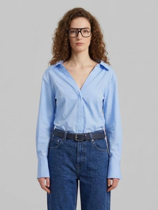 26FW 더프랭키샵 셔츠 CHFS23073329 LIGHTBLUE LIGHT BLUE