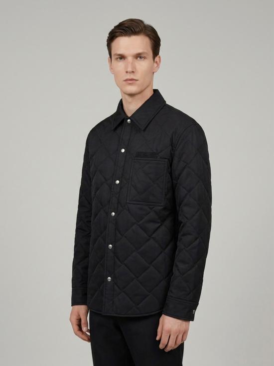 26FW 보테가베네타 긴팔 셔츠 874773V6OE0 1010 BLACK - BOTTEGA VENETA