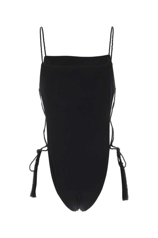 26FW 알라이아 비치웨어 AA9W0086J105D 999 BLACK - ALAIA