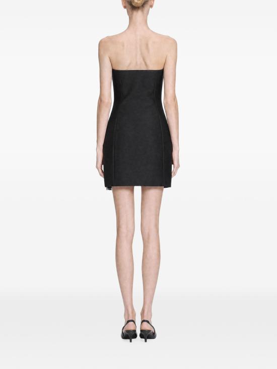 26FW 발렌시아가 뷔스티에 미니 드레스 A009P8TUQ03 1000 BLACK - BALENCIAGA