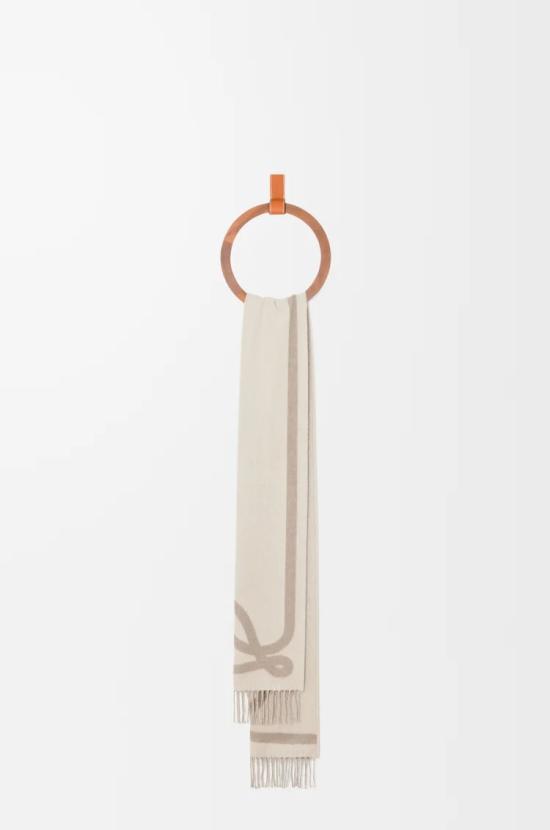 26FW 로에베 머플러/스카프 FSA4SS1W15 0183 BEIGE - LOEWE