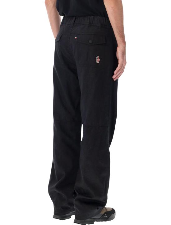 26FW 몽클레어 스트레이트 팬츠 2A00001599PE 999 BLACK - MONCLER