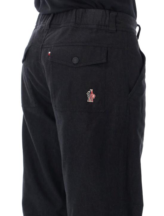 26FW 몽클레어 스트레이트 팬츠 2A00001599PE 999 BLACK - MONCLER