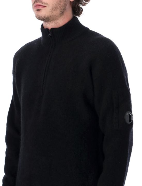 26FW 씨피 컴퍼니 스웨터 21CMKN263A110509A 999 BLACK - C.P. COMPANY