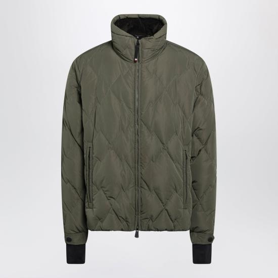 26FW 몽클레어 Bramans 다이아몬드 퀼팅 쇼트 다운 재킷 1A0003059876 825 GREEN - MONCLER