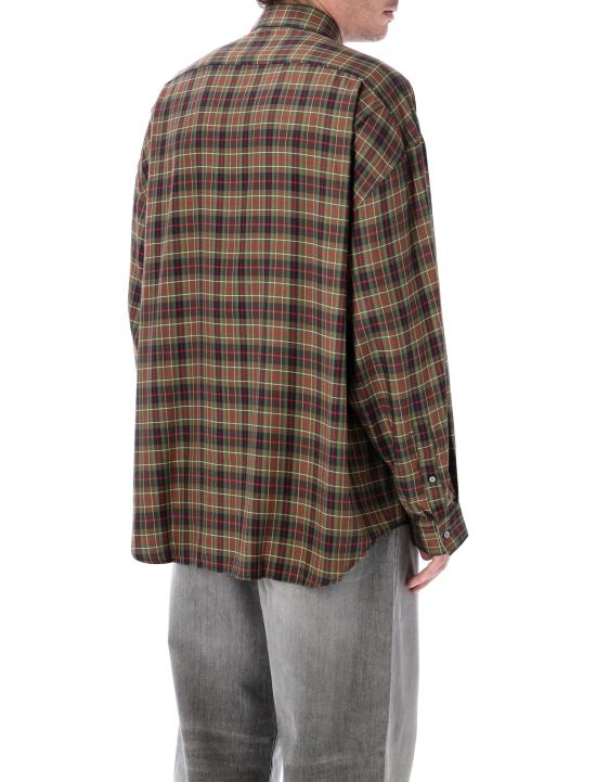26FW 아크네 스튜디오 체크 플란넬 셔츠 BB0718 BHM GREEN CHECK - ACNE STUDIOS
