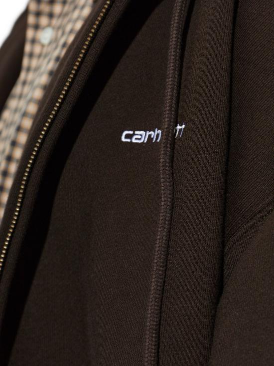 26FW 칼하트 WIP 후드 티셔츠 I037114 3XNXX TOBACCOWHI - CARHARTT WIP