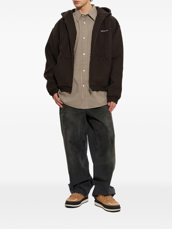 26FW 칼하트 WIP 후드 티셔츠 I037114 3XNXX TOBACCOWHI - CARHARTT WIP