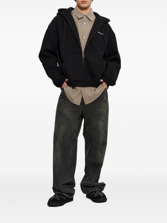 26FW 칼하트 WIP 후드 티셔츠 I037114 0D2XX BLACKWHITE - CARHARTT WIP