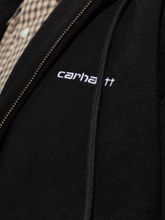 26FW 칼하트 WIP 후드 티셔츠 I037114 0D2XX BLACKWHITE - CARHARTT WIP