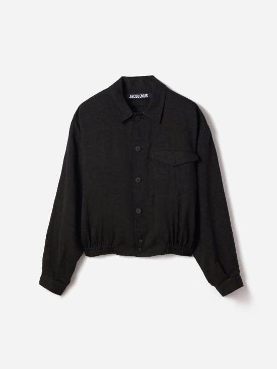 26FW 자크뮈스 긴팔 셔츠 26HOUM00174AW00 990 BLACK