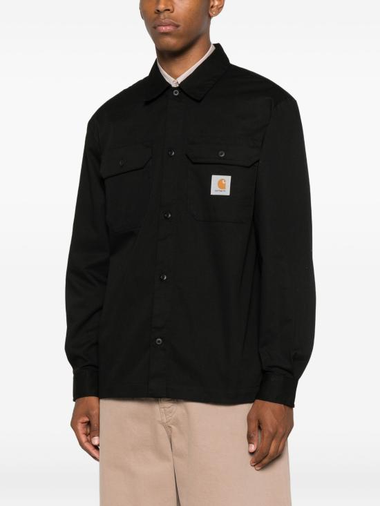 26FW 칼하트 WIP 긴팔 셔츠 I033814 89XX BLACK - CARHARTT WIP