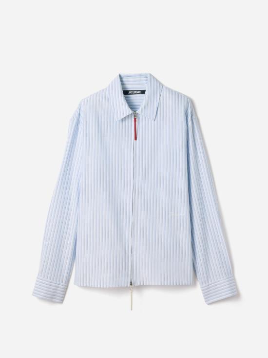 26FW 자크뮈스 긴팔 셔츠 26HSHM00644AW00 3OB STRIPEBLUE
