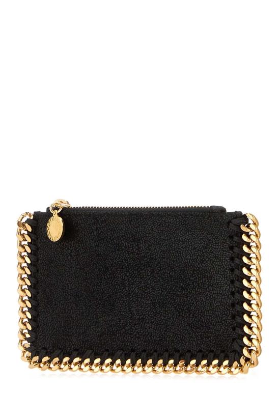 26FW 스텔라 맥카트니 명함지갑 7P0094W9355 1000 BLACK - STELLA MCCARTNEY