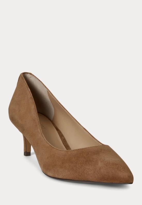 26FW 랄프 로렌 힐/펌프스 802755524013 Brown - RALPH LAUREN