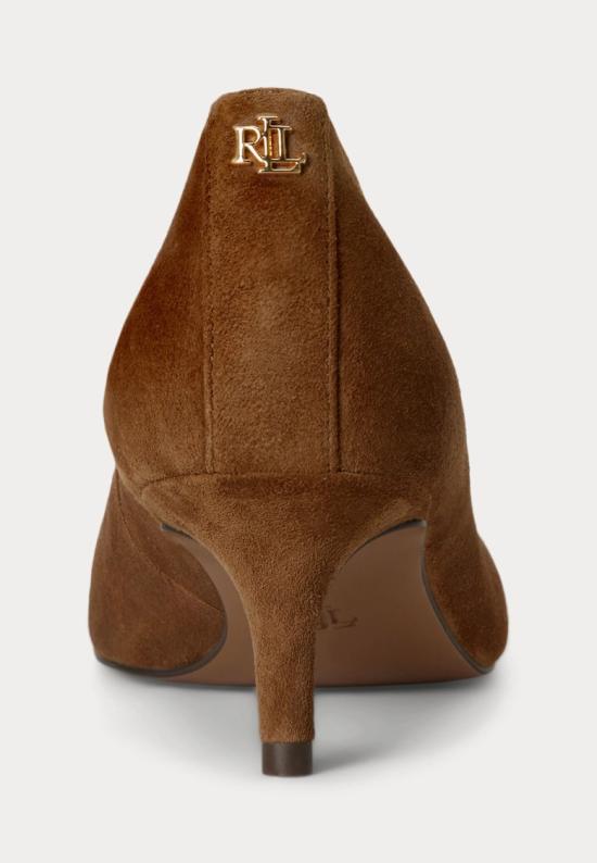 26FW 랄프 로렌 힐/펌프스 802755524013 Brown - RALPH LAUREN