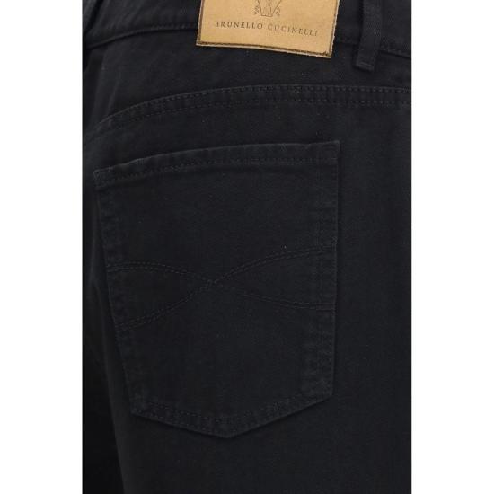 26FW 브루넬로 쿠치넬리 데님 팬츠 BRM237PO2090C101BB BLACK - BRUNELLO CUCINELLI
