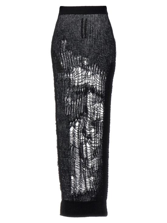  릭 오웬스 스커트 RI302771BM BLACK