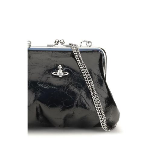 26FW 비비안웨스트우드 그레니 프레임 퍼스 VI4B010007WL00EON401BB BLACK - VIVIENNE WESTWOOD