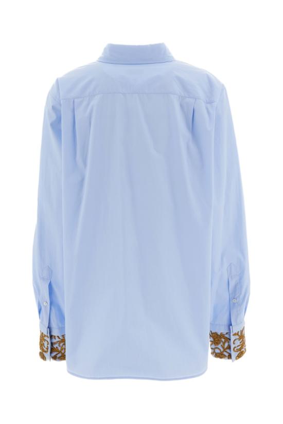 26FW 드리스 반 노튼 탑 2620107404314514 Blue - DRIES VAN NOTEN