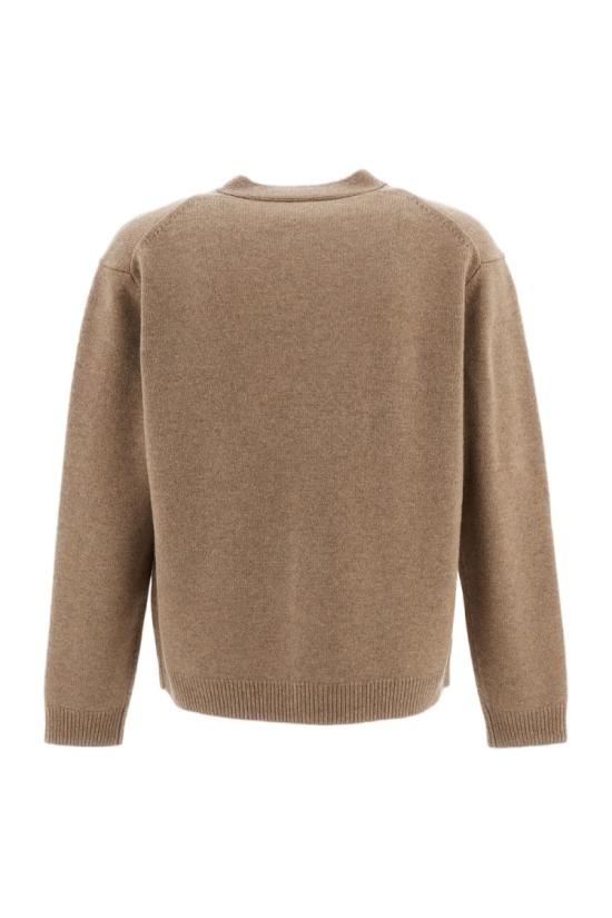 26FW 메종키츠네 폭스 헤드 인타르시아 메리노 가디건 PM00509KM03290626 Neutrals - MAISON KITSUNE
