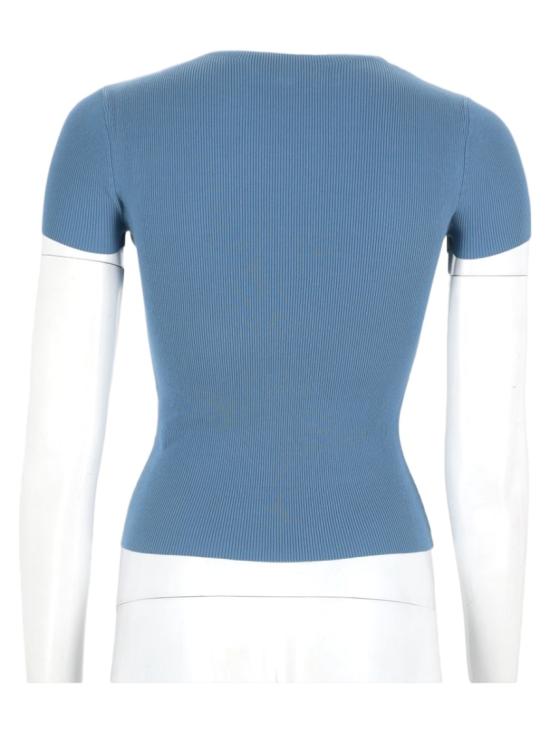27SS 알렉산더 왕 탑 1KC2261037 423 Blue - ALEXANDER WANG