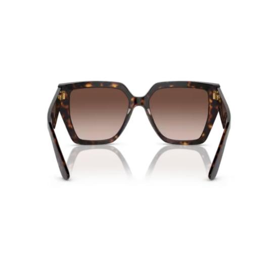 26FW 돌체앤가바나 선글라스 0Dg4438 악어 무늬 오버사이즈 스퀘어 프레임 - DOLCE & GABBANA