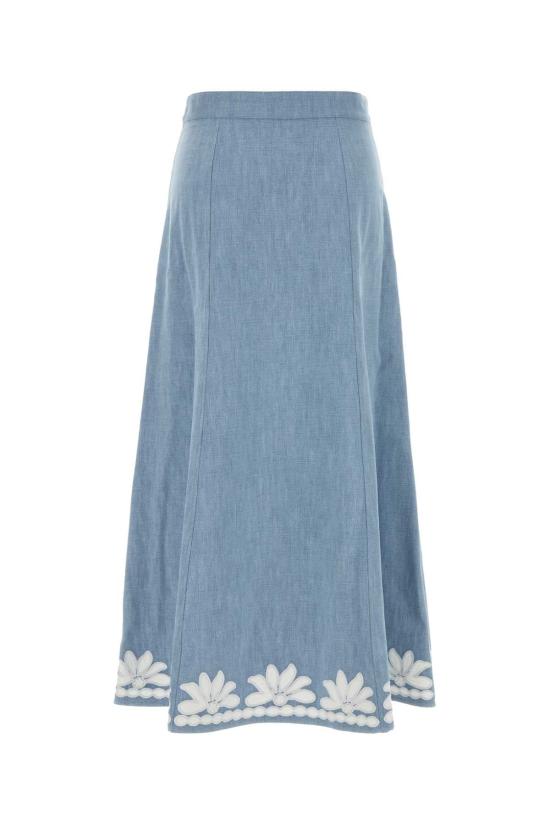 26FW 발렌티노 가라바니 스커트 9B3DD21RA9B 508 BLUE - VALENTINO GARAVANI
