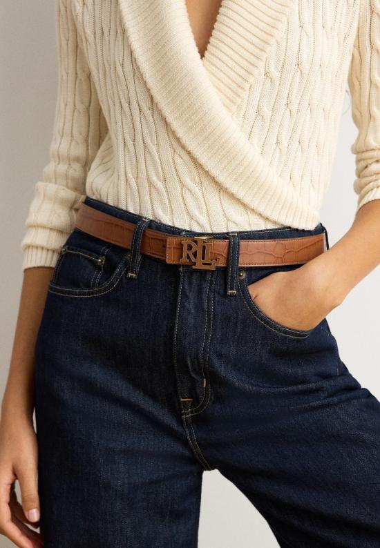 26FW 랄프 로렌 벨트 412P15765002 Red