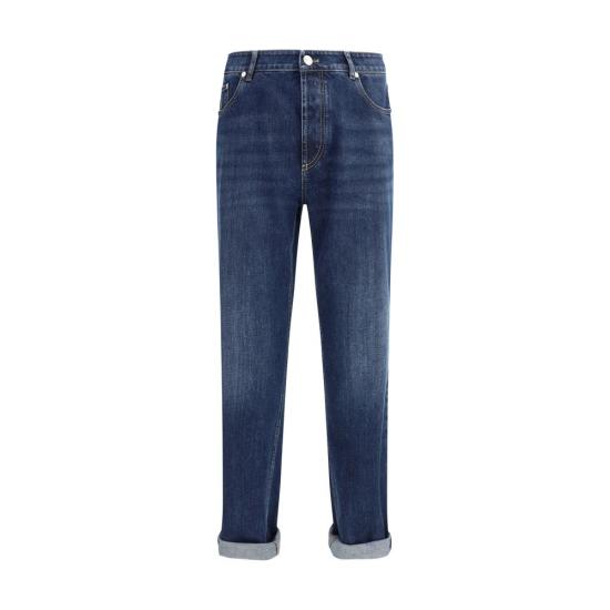 26FW 브루넬로 쿠치넬리 데님 팬츠 BRM283PD3210C1468BB BLUE - BRUNELLO CUCINELLI