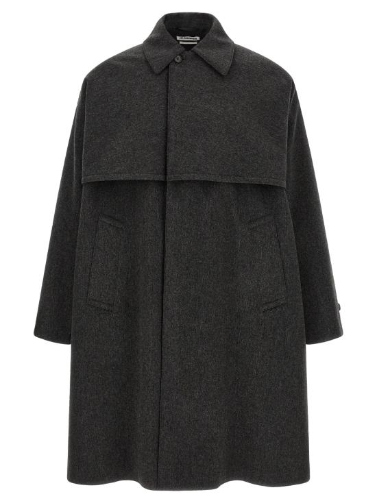 26FW 질샌더 코트 JI345890BM GREY