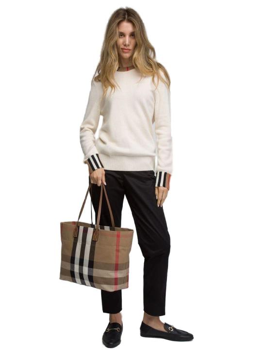  버버리 토트백 80840471 ONESIZE Burberry TAUPE - BURBERRY