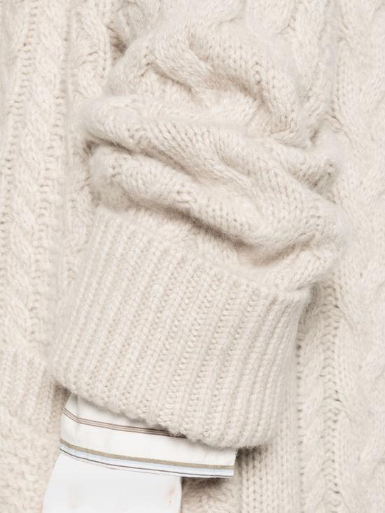  에르마노 설비노 가디건 D495N725YUTM4918 AI26 BEIGE - ERMANNO SCERVINO