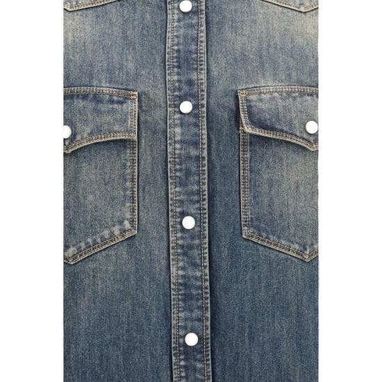 26FW 펜디 셔츠 FEFLF867B1PDF19S8BB BLUE - FENDI